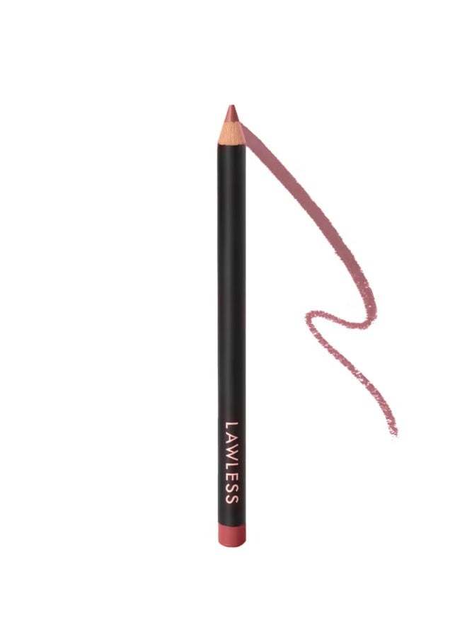 LAWLESS BEAUTY Forget The Filler Definer Lip Liner- Desert Mauve - Image 1
