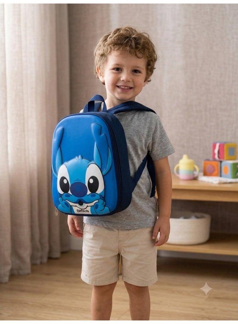 STITCH kids backpack stitch,3D raised relief,33x28x9 cm,for nursery and preschool - Image 2