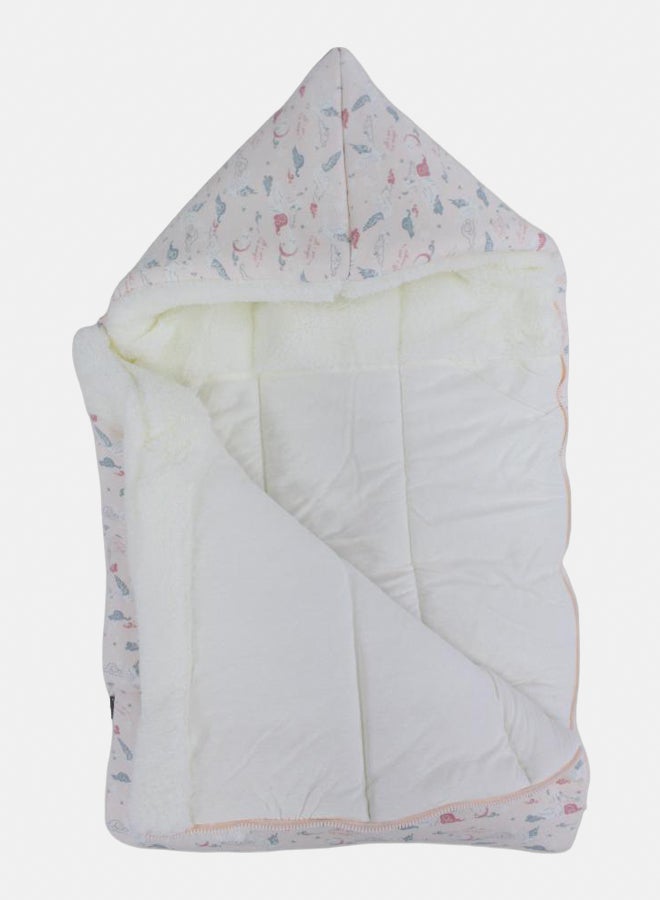 Junior Baby Girls Cotton Baby Sleeping Bag – Pink with Flamingo Design - Image 3