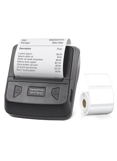 Bisofice Portable 80mm Receipt Label Printer Wireless BT Thermal ...