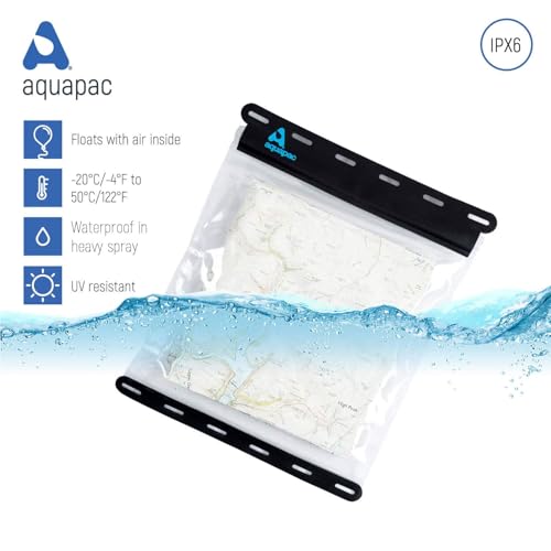 Aquapac Kaituna Waterproof Map Holder - For Outdoors or Hiking - Clear Plastic Case for Kayaking and Camping Accessories - Large 30x30cm - Image 3