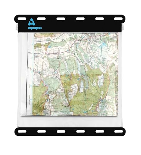 Aquapac Kaituna Waterproof Map Holder - For Outdoors or Hiking - Clear Plastic Case for Kayaking and Camping Accessories - Large 30x30cm - Image 1