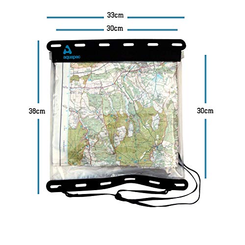 Aquapac Kaituna Waterproof Map Holder - For Outdoors or Hiking - Clear Plastic Case for Kayaking and Camping Accessories - Large 30x30cm - Image 4