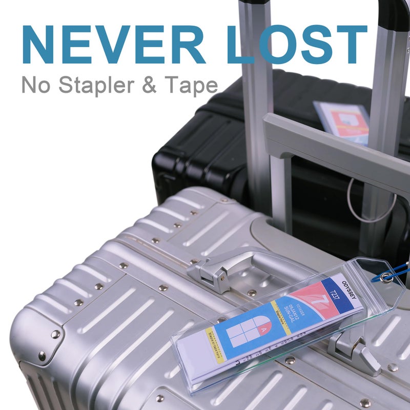 Jollyants Royal Caribbean & Celebrity Cruise Ship Essentials - Luggage Tag Holders for 2025 Cruise Lovers Must Have, Waterproof & Reusable - Image 4