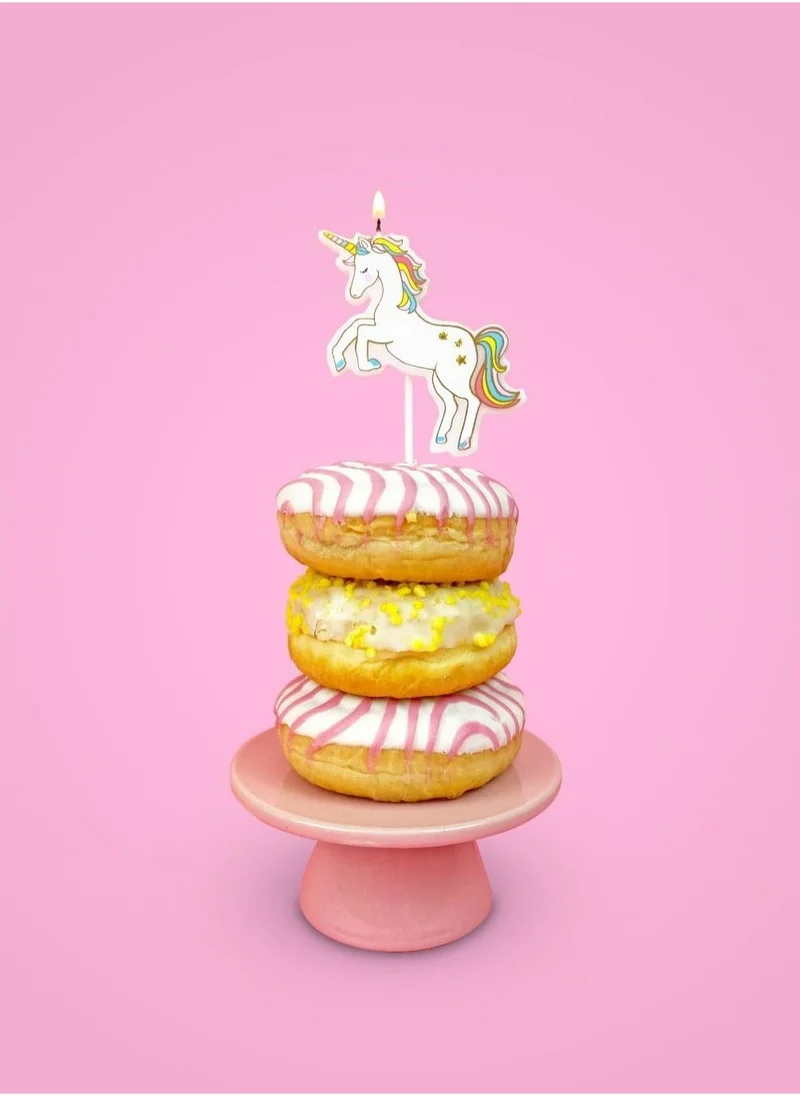 توكينج تيبلز Unicorn Birthday Candle