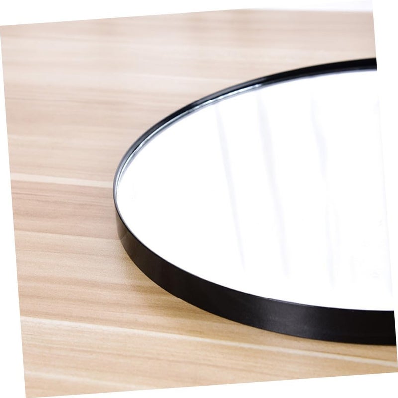 Punch Rope Hanging Mirror Retro Round Wall Decor for Bathroom and Bedroom Design Space-Saving and Stylish Decorative Makeup Mirror - Image 2
