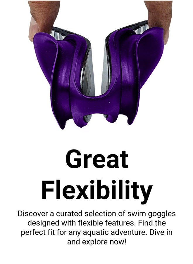 Energize - Premium Swimming Goggles with Nose Plugs & Ear Plugs for Men, Women & Teenagers, - Clear Vision, 180° Panoramic View, Polarized, Anti-Fog, UV Protection, Leak-Proof Eyewear - Image 1