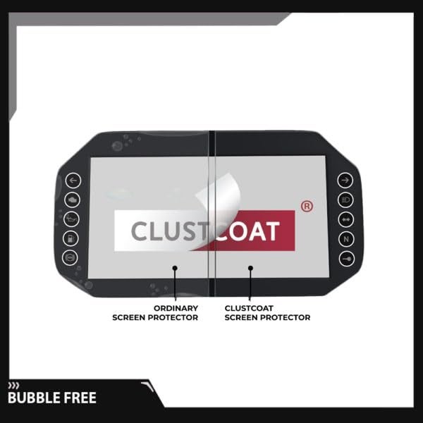 CLUSTCOAT Anti Reflection Motorcycle Dashboard Screen Protector for KTM Duke 200 2025+ / Duke 250 2025+ / Duke 390 2024+ / 250 Adventure 2025+ / 390 Adventure X 2025+ / 390 Adventure S 2025+ - Image 4