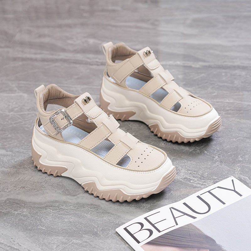 2024 Summer Womens Breathable Sneakers Khaki