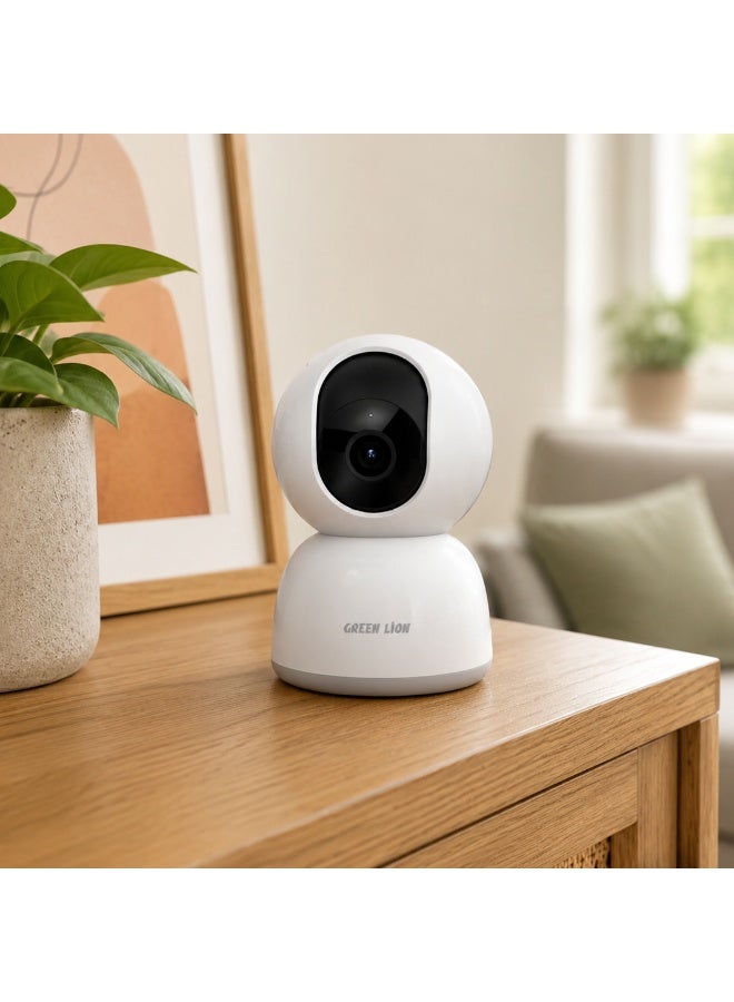 GreenLion Green Lion Smart Home Camera GL-IC1 | 2MP 1080p WiFi Security Camera with Motion Detection, Night Vision, Two-Way Audio & Pan/Tilt View - Image 4