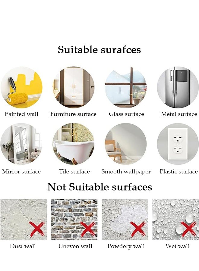 DUNISO 6 أوراق ملصقات جدارية ملصقات أوراق النخيل البوهيمية نباتات أوراق استوائية ملصقات أوراق استوائية ديكور جدارية لغرفة الأطفال، غرفة المعيشة، غرفة النوم، المطاعم، المكاتب - Image 5