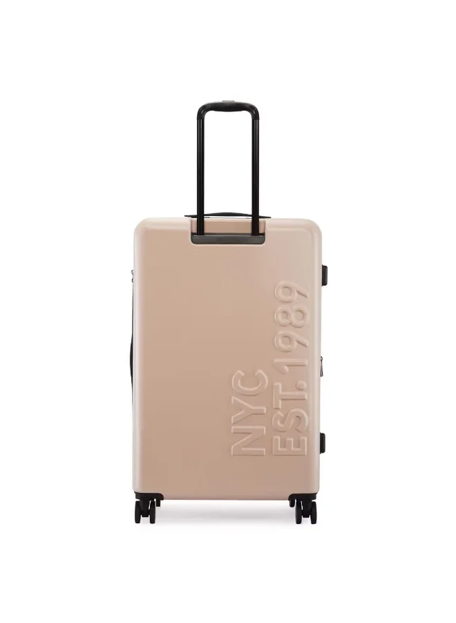 DKNY SOFT PINK DKNY SOHO Hardside Luggage on Wheels for Unisex | Ultra Lightweight ABS on with Spinner Wheels 4 Color Pink  | Best Price UAE