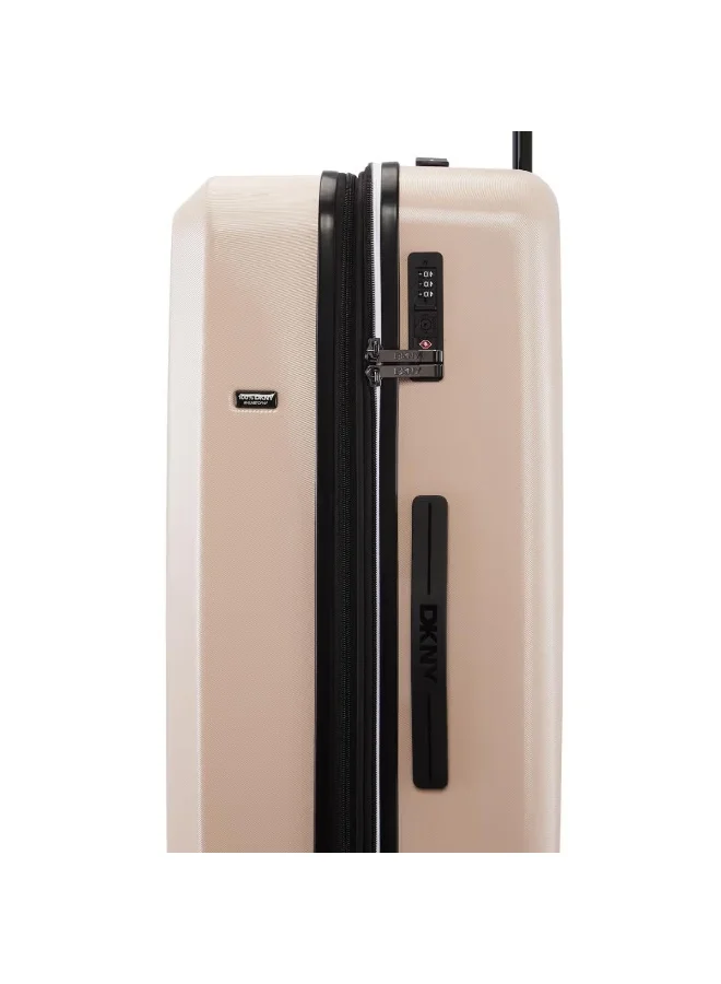 DKNY SOFT PINK DKNY SOHO Hardside Luggage on Wheels for Unisex | Ultra Lightweight ABS on with Spinner Wheels 4 Color Pink  | Best Price UAE