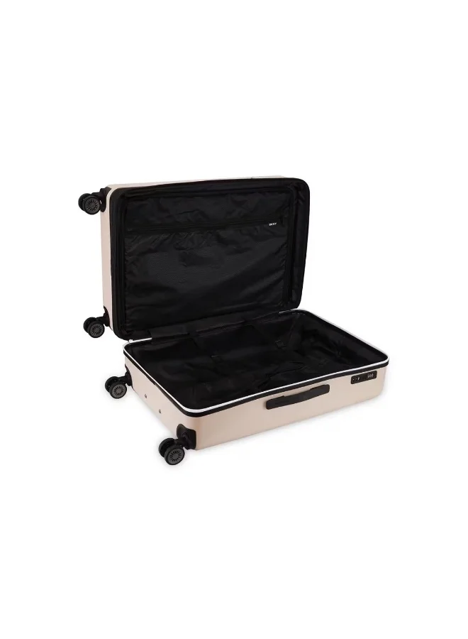 DKNY SOFT PINK DKNY SOHO Hardside Luggage on Wheels for Unisex | Ultra Lightweight ABS on with Spinner Wheels 4 Color Pink  | Best Price UAE