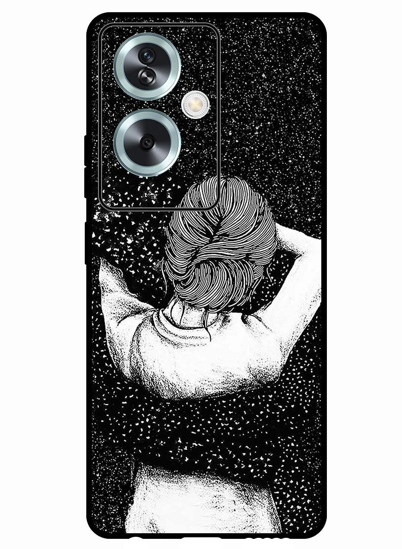 Theodor Protective Case Anti Scratch Shock Proof Bumper Cover For Oppo A2 Night Imagination Of Girl - Image 1