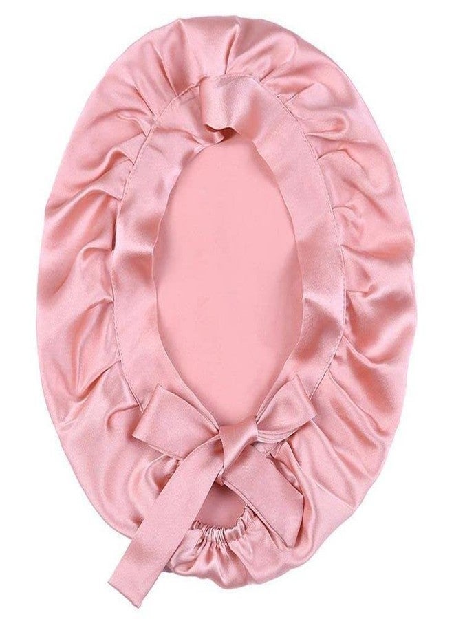Atrube's Satin Silk Adjustable Reversible Hair bonnet for women,Sleep hair Cap with tie Band| bonnets drawstrings head cover - Image 1