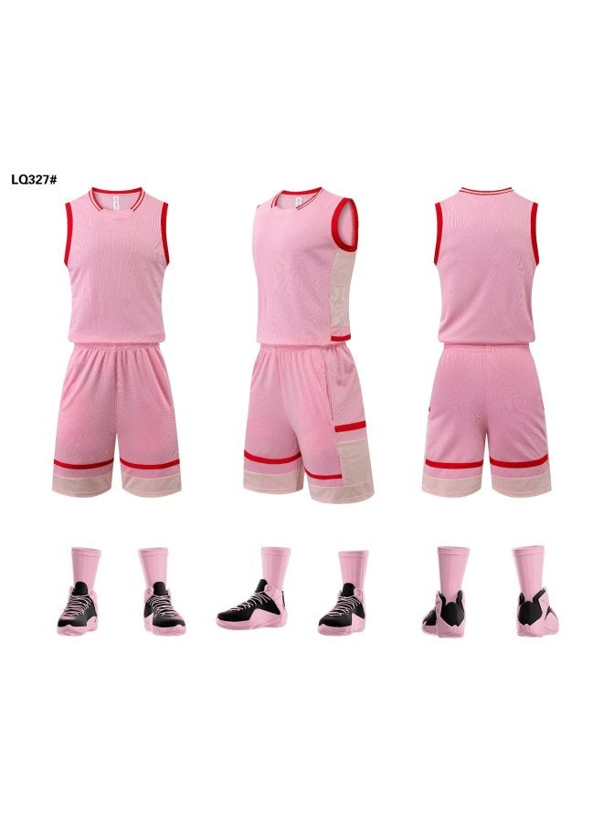 Summer Basketball Uniform Sportswear Men's Vest With Breathable Quick-drying Children's Student Team Compeion Training Running Suit