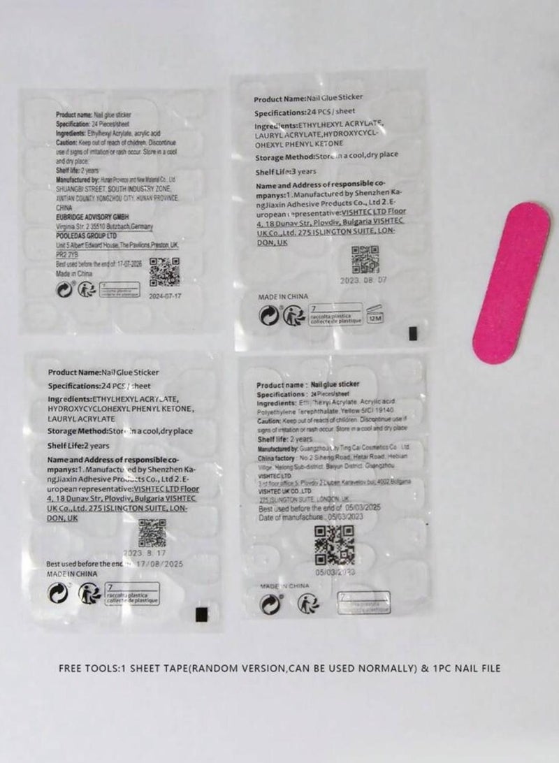 Shein 30pcs Solid Color Fake Nails Fashion Red Color Daily Wear Women Press On Nails Accessories - Image 5