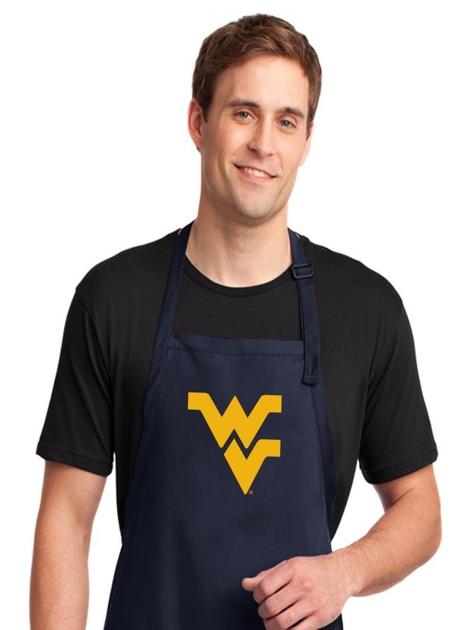 Broad Bay West Virginia University Apron LARGE SIZE - Adjustable with Pockets Official WVU Aprons - Image 3