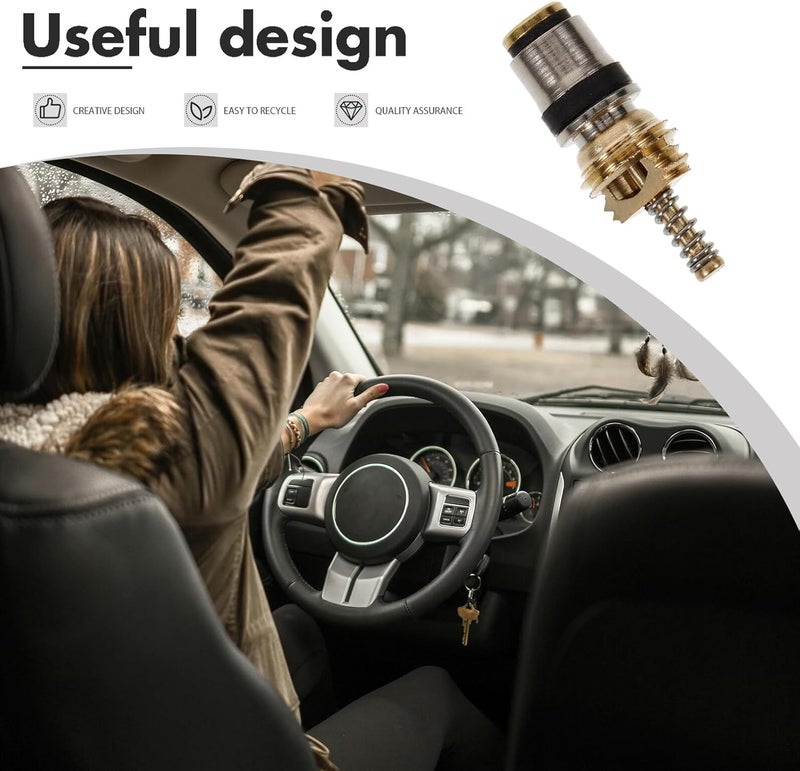 VOSAREA Automotive Valve Core Replacement Stem High and Low Pressure Valve Core for Car Ac System Repair Tool Compatible with R134a - Image 2