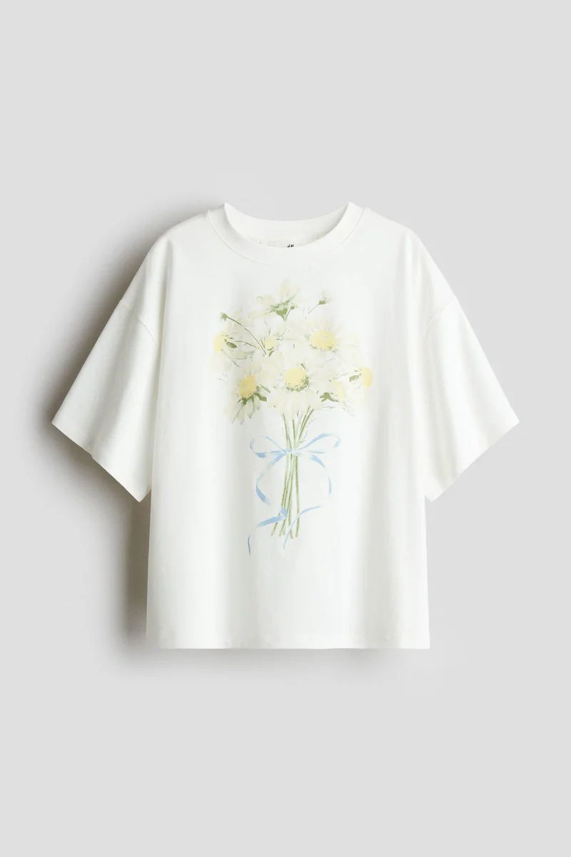 H&M Oversized cotton T-shirt
