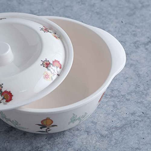 Wonderchef Venice Serving Casserole with Lid - Red, Set of 2 - Image 4