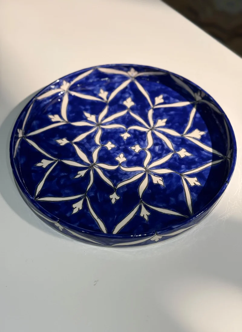 تادارت JASMIN PLATES 23 CM DARK BLUE