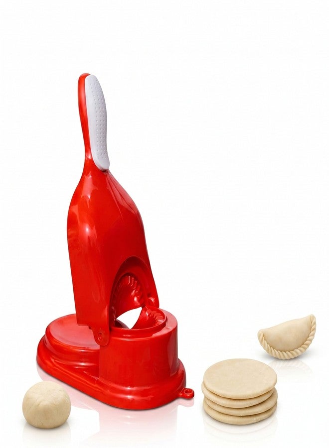 Drumstone 2 in 1 Puri & Gujiya Maker | Multipurpose Dough Press & Dumpling Maker | Easy Press Kitchen Tool for Puri Gujiya Momos Kachori | Durable Manual Mould for Home Cooking - Image 1