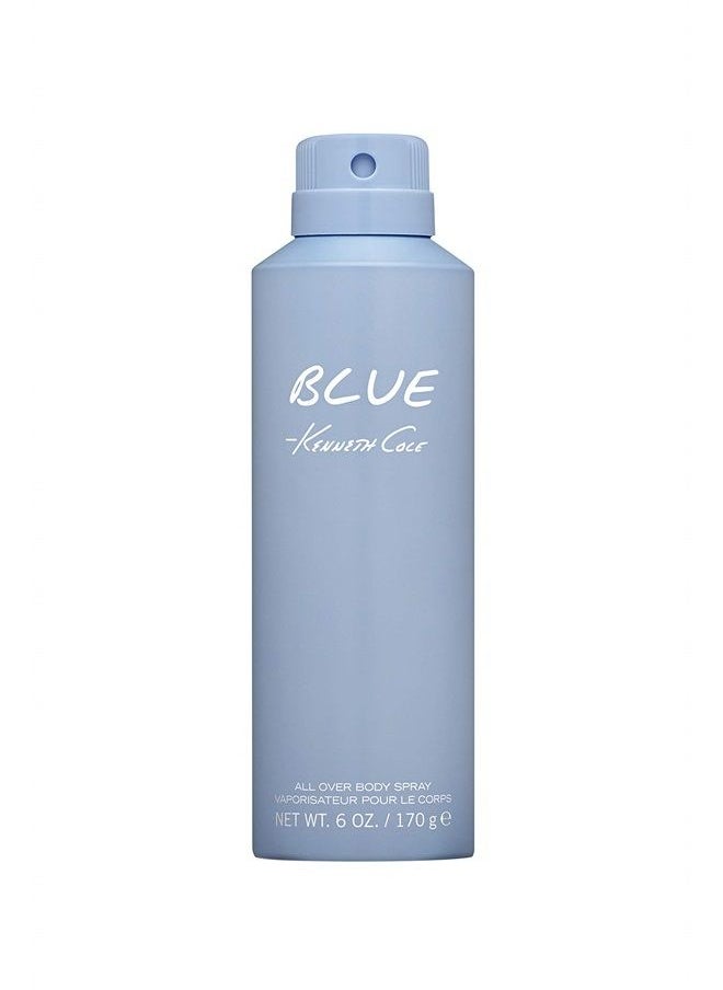 Kenneth Cole Blue Body Spray for Men, 6 Fl. Oz. 