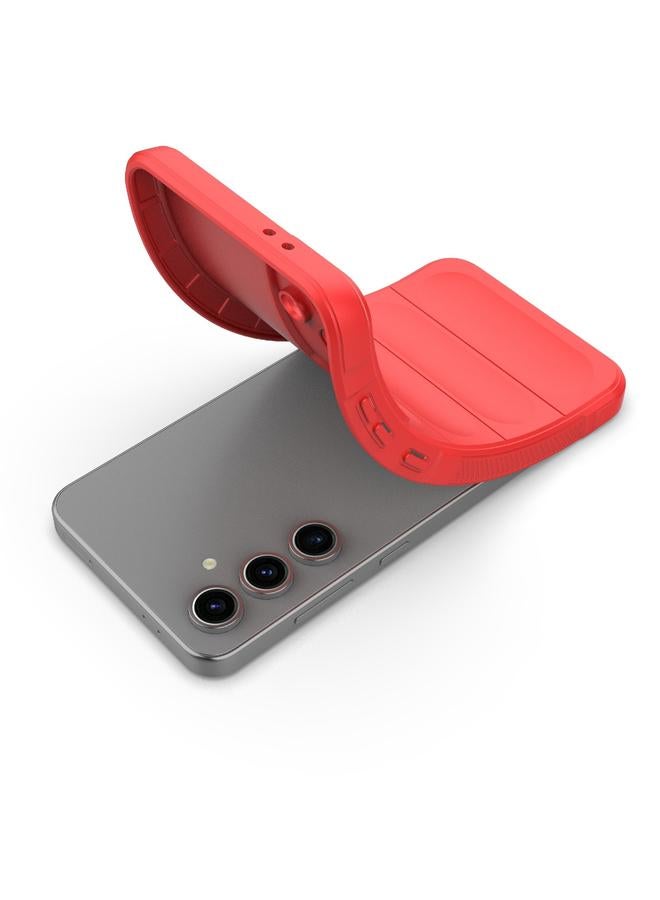 S-TOP Case For Samsung Galaxy S24 FE 5G Magic Shield TPU + Flannel Phone Case - Image 4