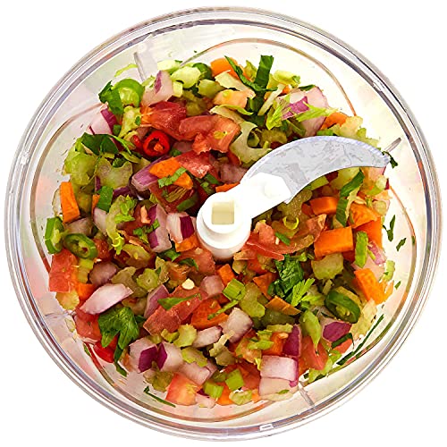 LA' Forte 500 Ml Vegetable Chopper with 3 Blades, Peach - Image 4