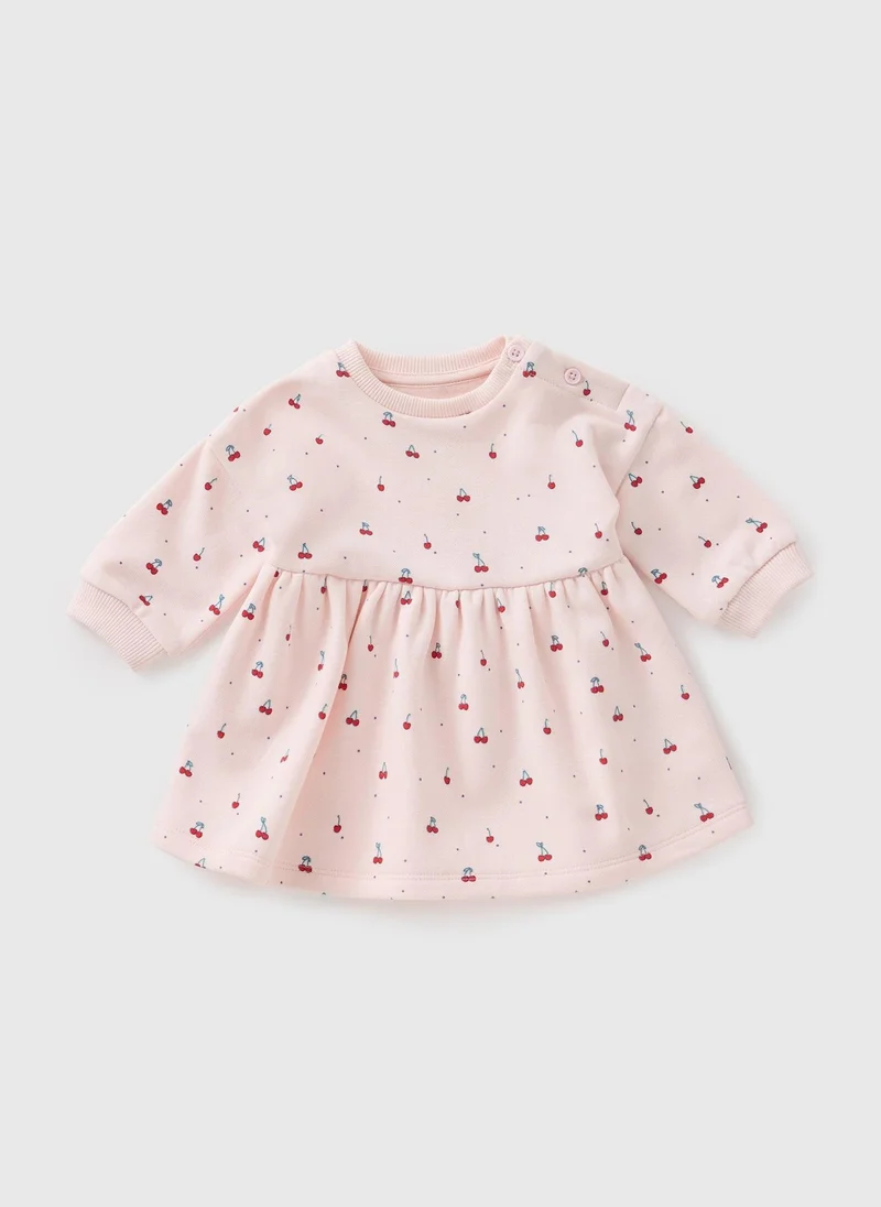 Matalan Baby Pink Cherry Sweater Dress
