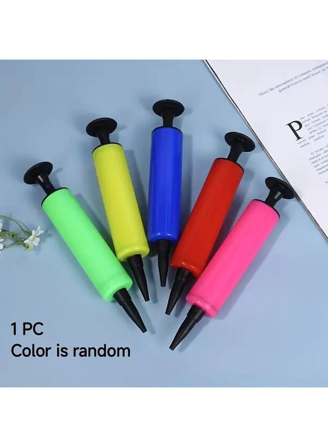 Manual Balloon Pump Portable Hand Inflator Assorted Colors For Party Decorations - Image 1