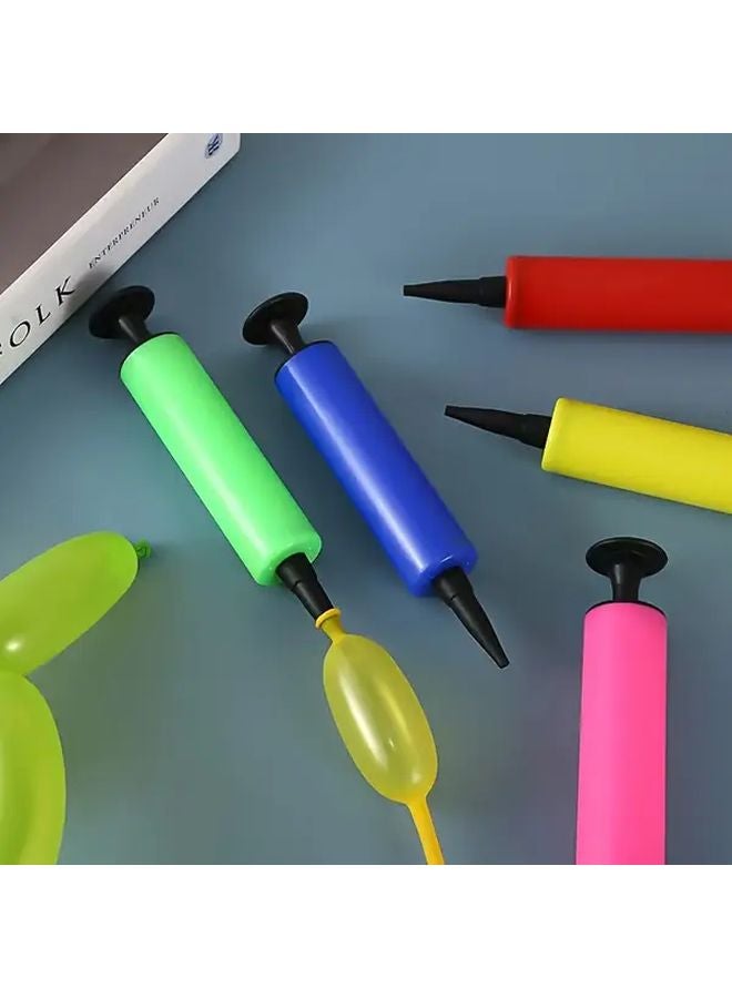 Manual Balloon Pump Portable Hand Inflator Assorted Colors For Party Decorations - Image 2