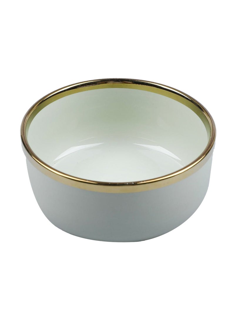 Danny Home Porcelain Bowl, 4.5 inches, Green, 3005