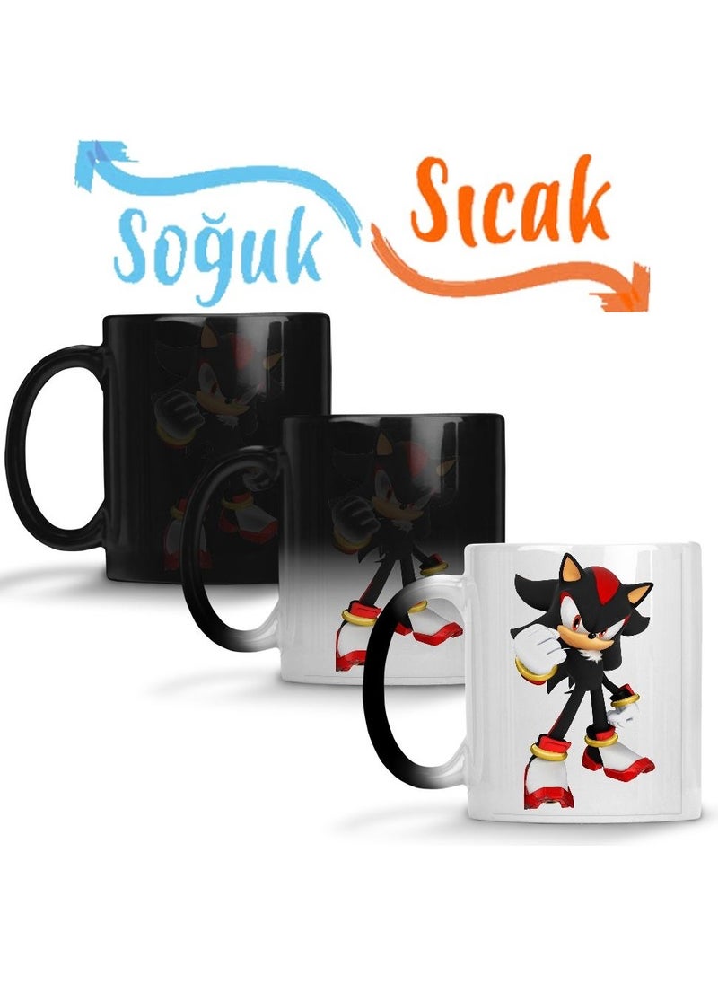 Baskı Dükkanı Print Shop Shadow The Hedgehog Sonic Magic Mug Porcelain 