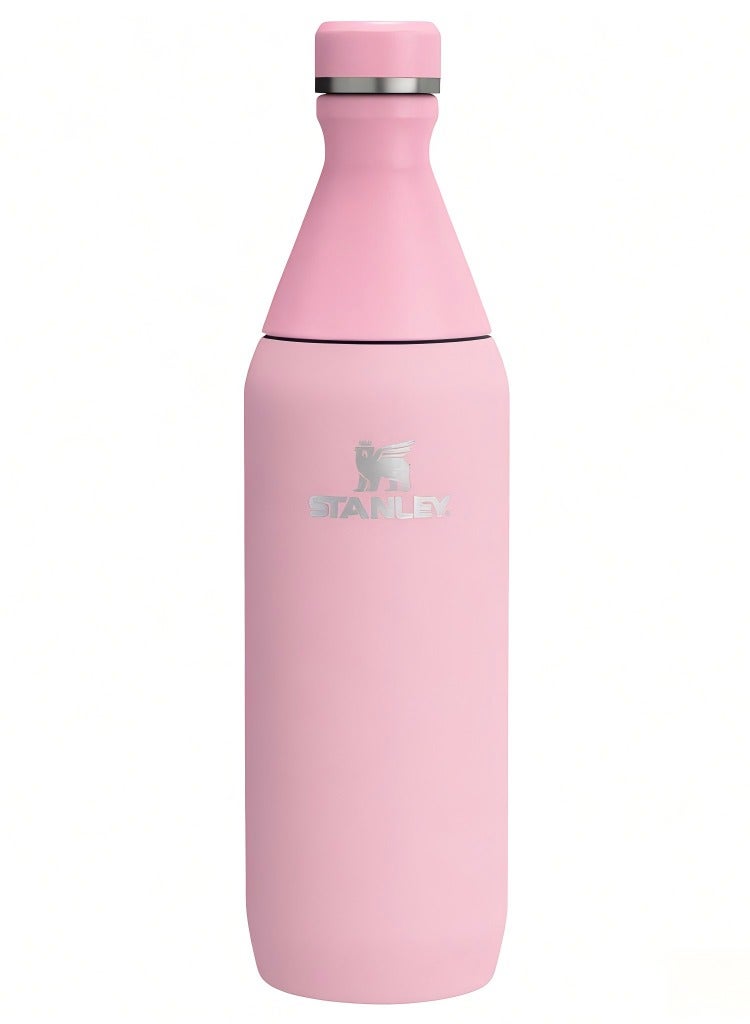 ستانلي زجاجة سليم طوال اليوم 20 أونصة | قم بلف الغطاء بختم مانع للتسرب | تصميم نحيف للسفر وصالة الألعاب الرياضية | ستانلس ستيل معزول | خالية من مادة BPA - Image 1