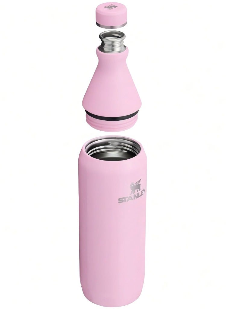 ستانلي زجاجة سليم طوال اليوم 20 أونصة | قم بلف الغطاء بختم مانع للتسرب | تصميم نحيف للسفر وصالة الألعاب الرياضية | ستانلس ستيل معزول | خالية من مادة BPA - Image 3