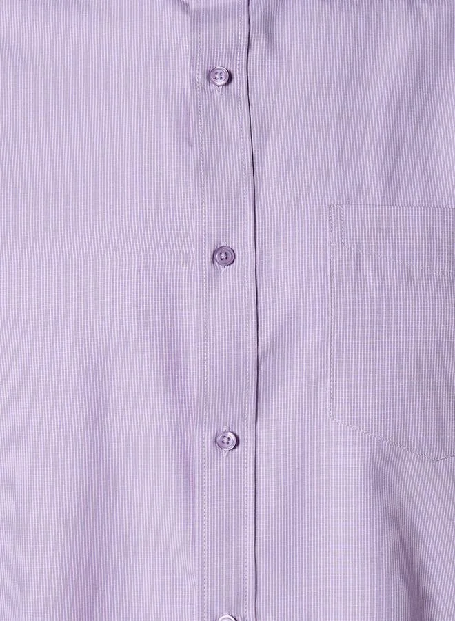 Splash FAV Men Regular Fit Spread Collar Textured Long Sleeves Shirt