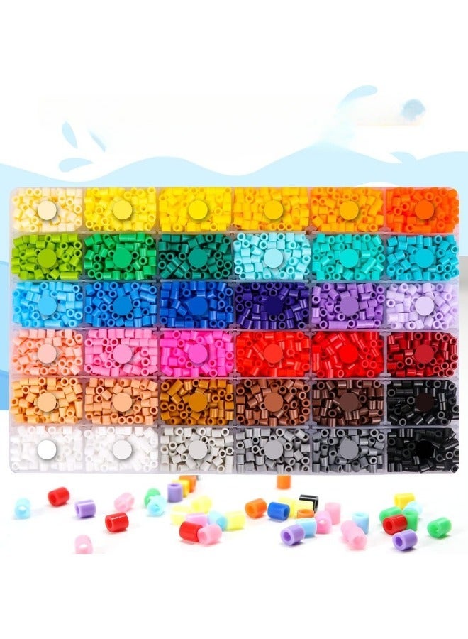 SenRan Bestselling Kids DIY Bead Craft Kit | 24 Color 13000 PCS Art Set for Kids 5+ | Perfect Birthday Holiday Gift for Boys Girls - Image 1