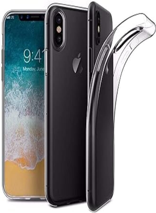 Muzz Apple IPhone X/XS (5.8) TPU Silicone Soft Thin Back Case For IPhone X/XS Clear Cover By Muzz