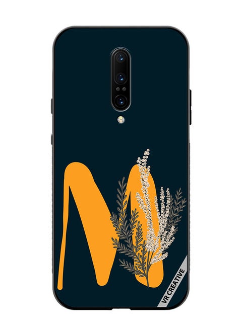 Protective Case Cover For OnePlus 7 Pro Alphabet M(113) Design Multicolour