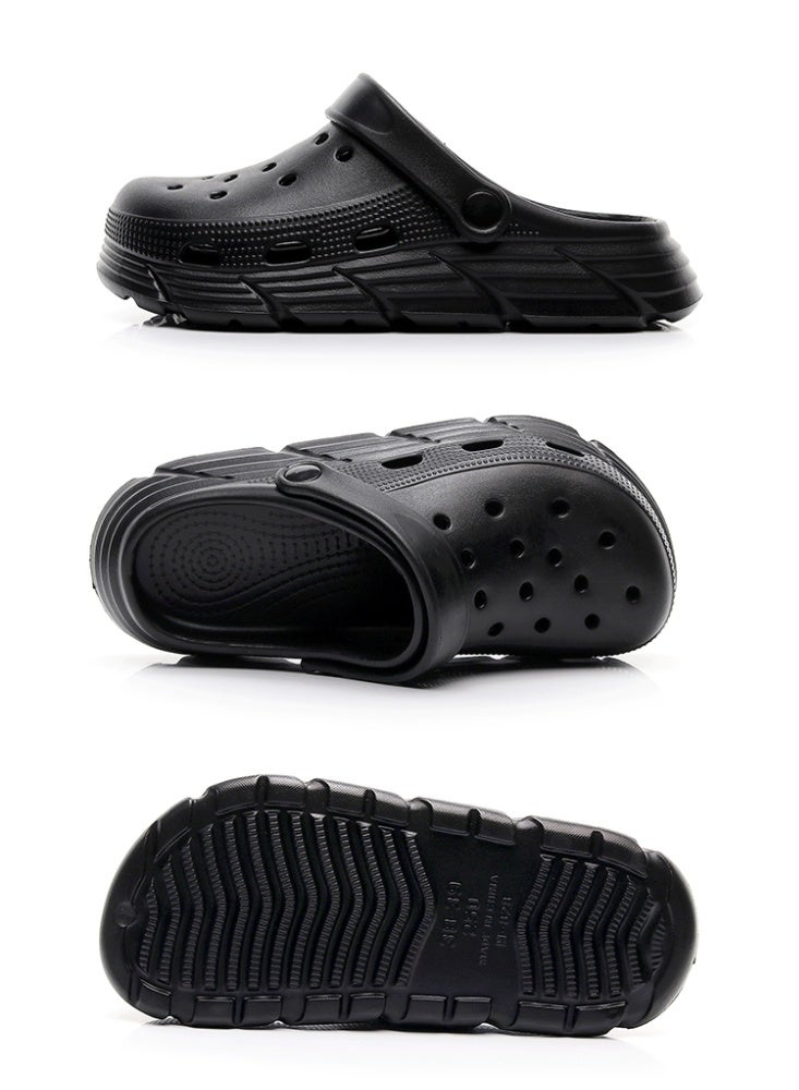 GUOLUOFEI Comfy Garden Clogs for Women and Men, Slip On Mules Sandals Lightweight Slippers Outside Home Casual Wear Non-Slip Air Cushion Thick Bottom Slides Shoes - Image 5