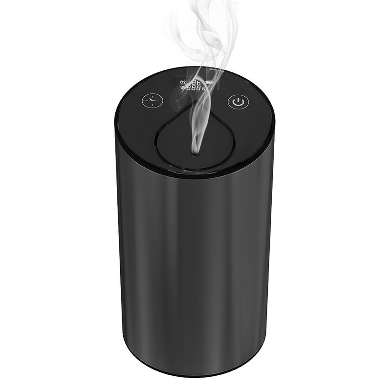 Cordless Car Essential Oil Diffuser USB Aroma Vaporizer Super Quiet Waterless Type-C & Battery Powered with Adjustable Mist Mode Timing Function for Car Home Office Bedroom - Image 1