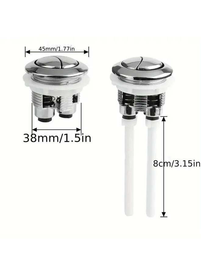 38mm Dual Flush Toilet Button Replacement Heavy Duty Push Valve Easy Installation UK Standard - Image 5