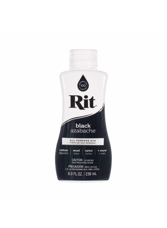 RIT Craft County Rit Dye Liquid – Wide Selection of Colors – 8 Oz. (Black) - Image 1