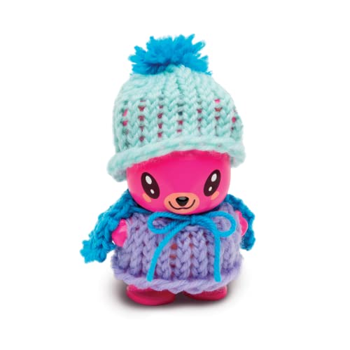 PlayMonster Little Knitty Bittys Bear - Beginner Knitting Craft Kit - Makes 3 Mini Projects - Collect & Trade Clothes - Ages 7+ - Image 3