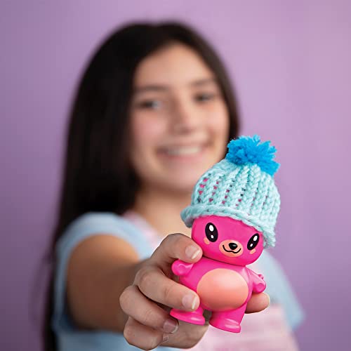 PlayMonster Little Knitty Bittys Bear - Beginner Knitting Craft Kit - Makes 3 Mini Projects - Collect & Trade Clothes - Ages 7+ - Image 4