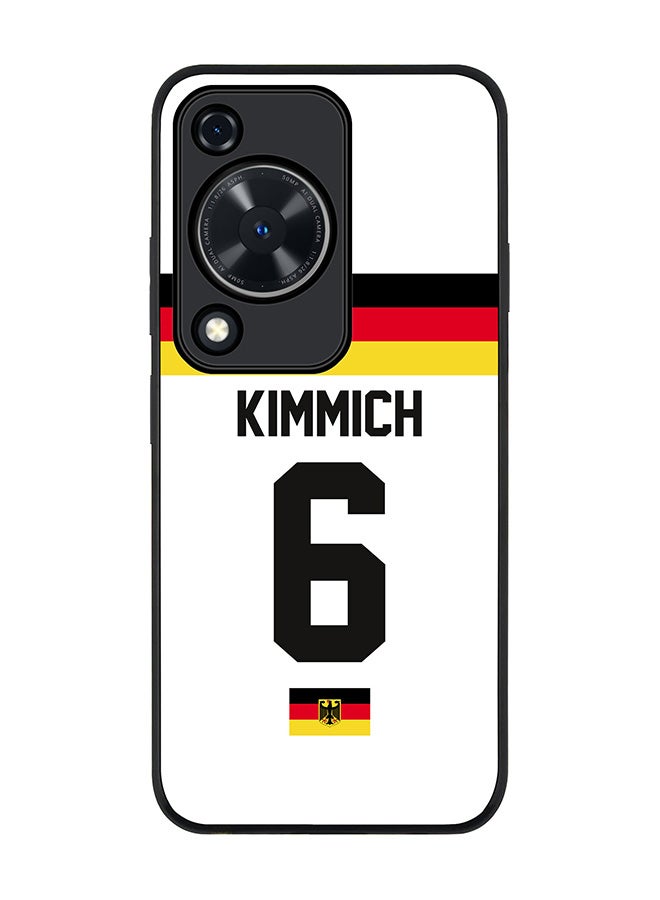 Stylizedd Rugged Black edge case for Huawei nova Y72 / Huawei Enjoy 70 4G, Slim fit Flexible Thin Cover - Football Team - Germany, Player Name - Kimmich - Image 1