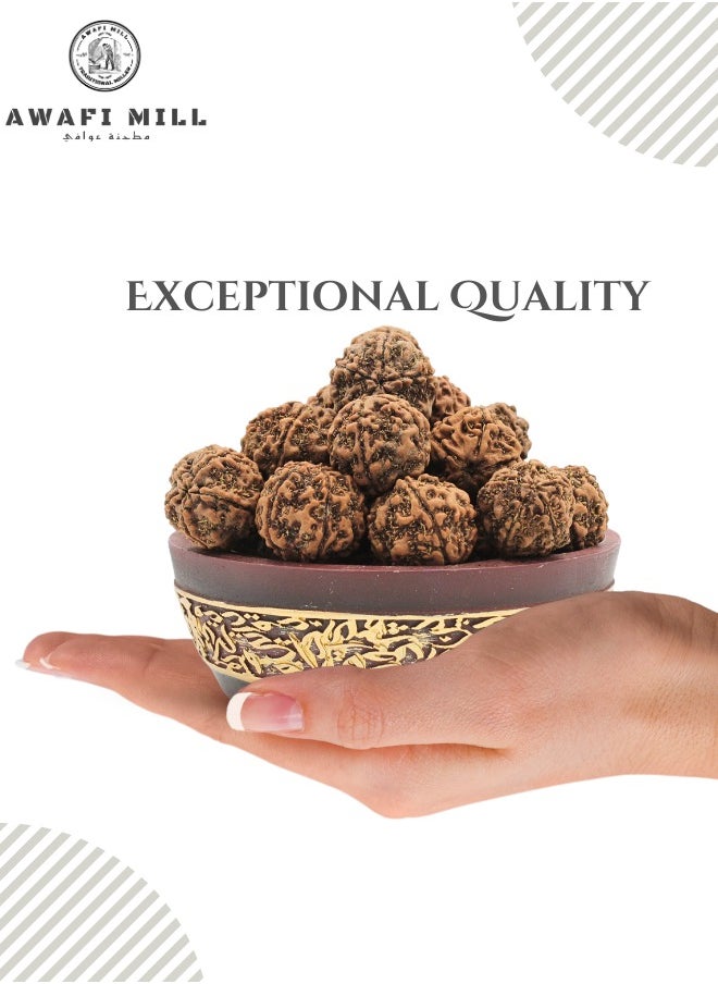 Awafi Mill Rudraksha Beads | 5 Face Mukhi | Direct from Indias Sacred Trees  - Image 5